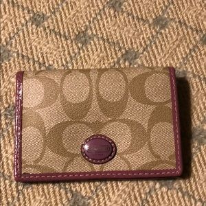 Coach wallet
